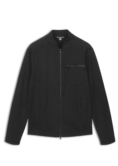 John Varvatos Kendall Baseball Collar Full Zip Jacket