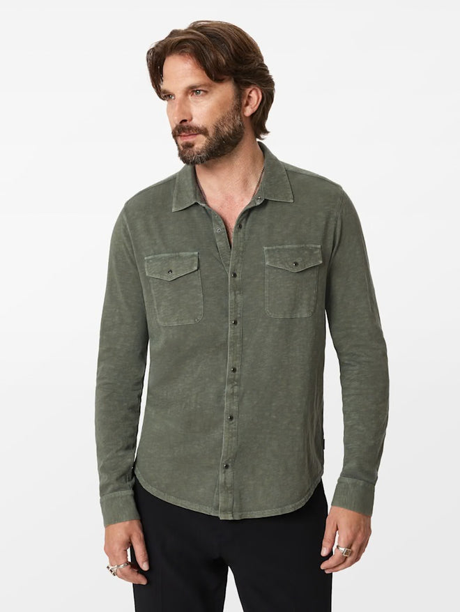 John Varvatos Arvon Western Shirt