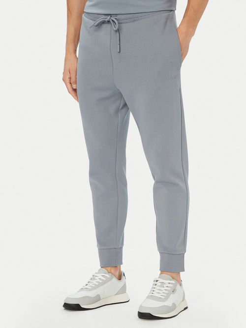 Boss Hadiko Stretch-cotton tracksuit bottoms with logo print