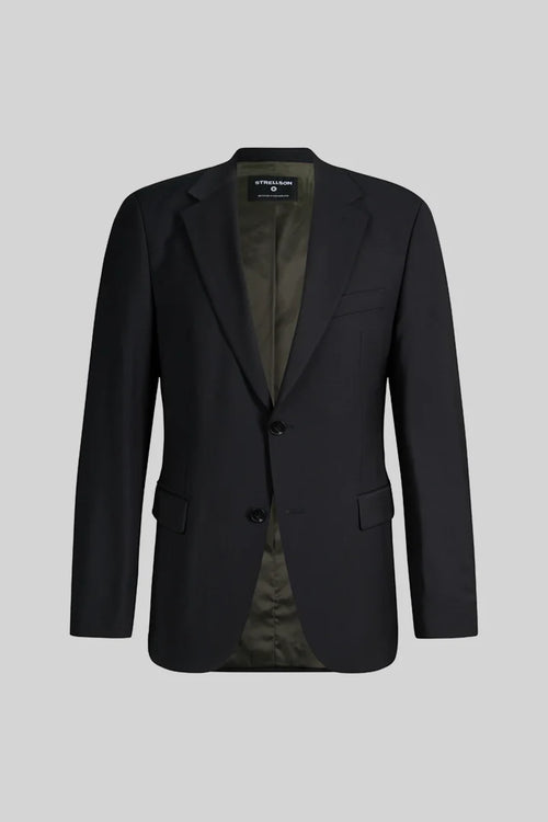 Strellson Modular suit jacket in a wool blend, black