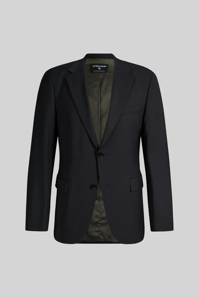 Strellson Modular suit jacket in a wool blend, black