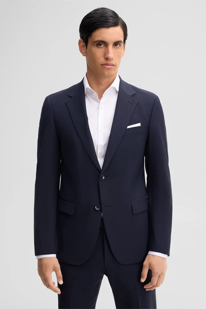 Strellson Modular suit jacket in a wool blend, Navy