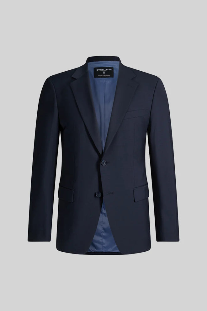 Strellson Modular suit jacket in a wool blend, Navy