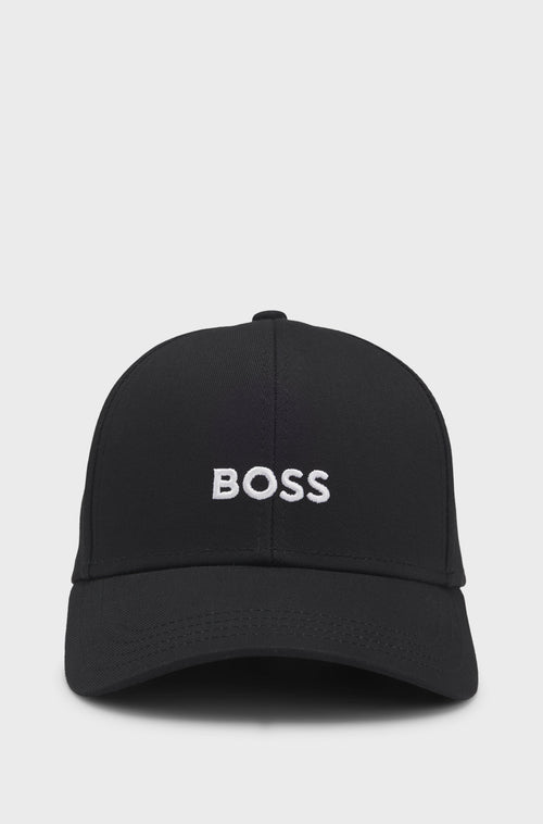 Boss Cotton-twill cap with embroidered logo