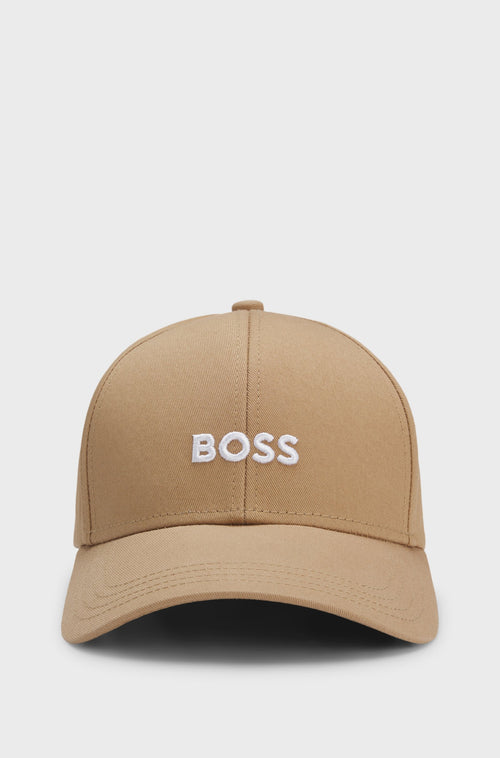 Boss Cotton-twill cap with embroidered logo