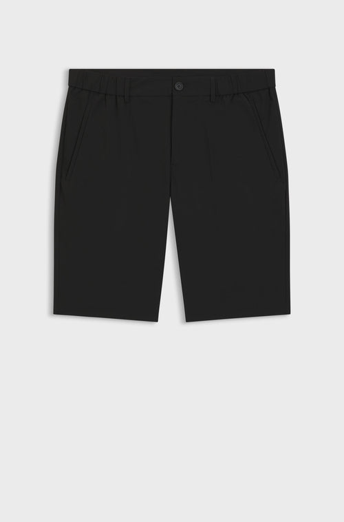 Boss Slim-fit shorts in technical-stretch poplin