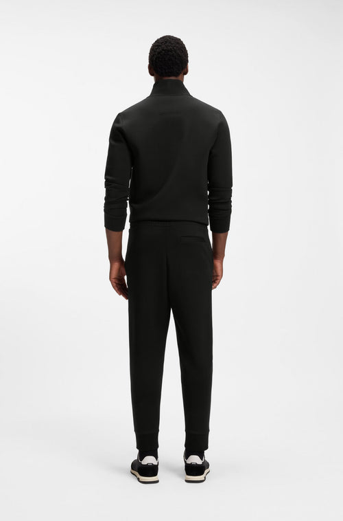 Boss Hadiko Stretch-cotton tracksuit bottoms with logo print