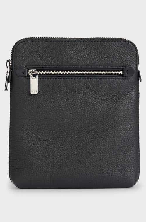 Boss Envelope bag in Italian leather with embossed logo