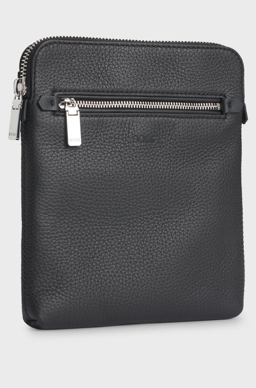 Boss Envelope bag in Italian leather with embossed logo
