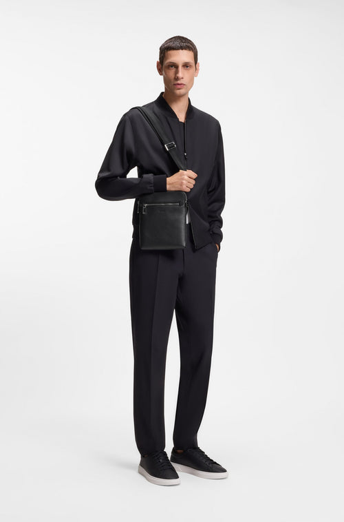 Boss Envelope bag in Italian leather with embossed logo