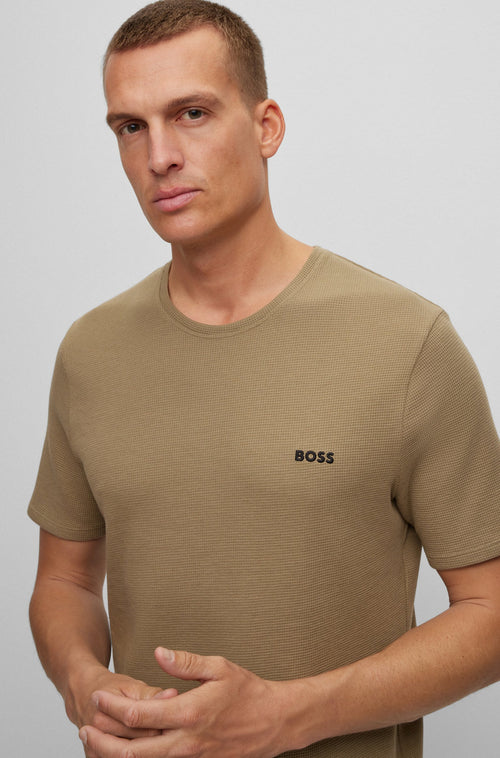 BOSS LOUNGEWEAR WAFFLE T-SHIRT