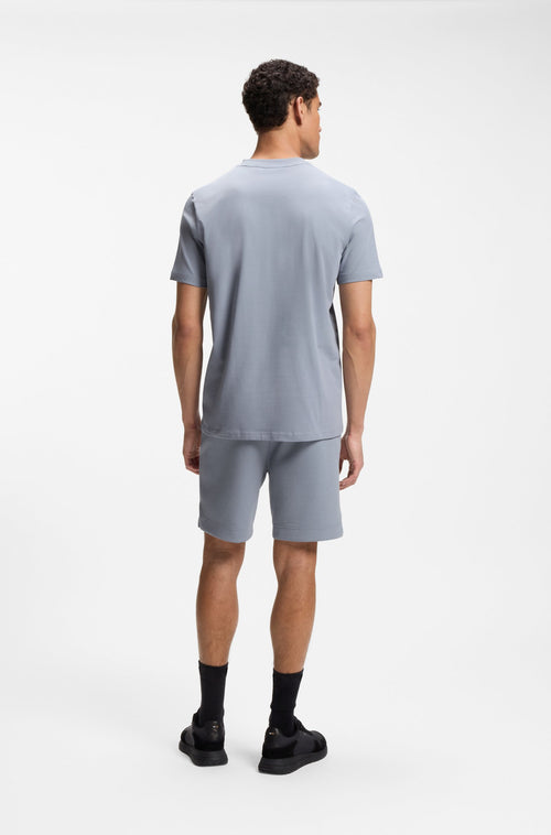 Boss Stretch-cotton T-shirt with logo detail