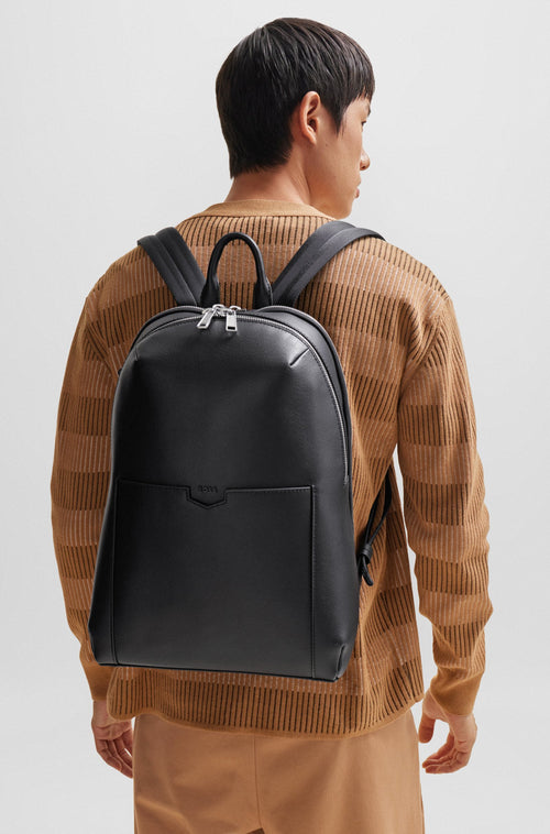 BOSS LEATHER BACKPACK