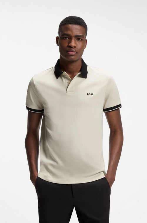 Boss Slim-fit cotton polo shirt