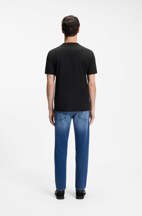Boss Cotton T-shirt with large tonal logo