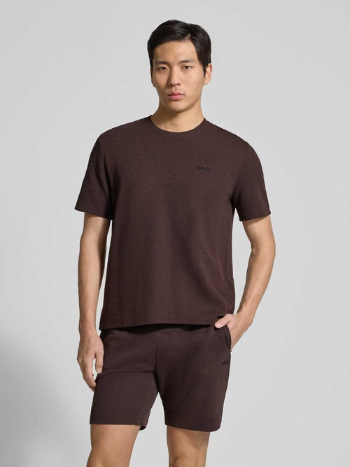 Boss Waffle-Knit Pajama Top