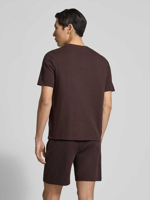 Boss Waffle-Knit Pajama Top
