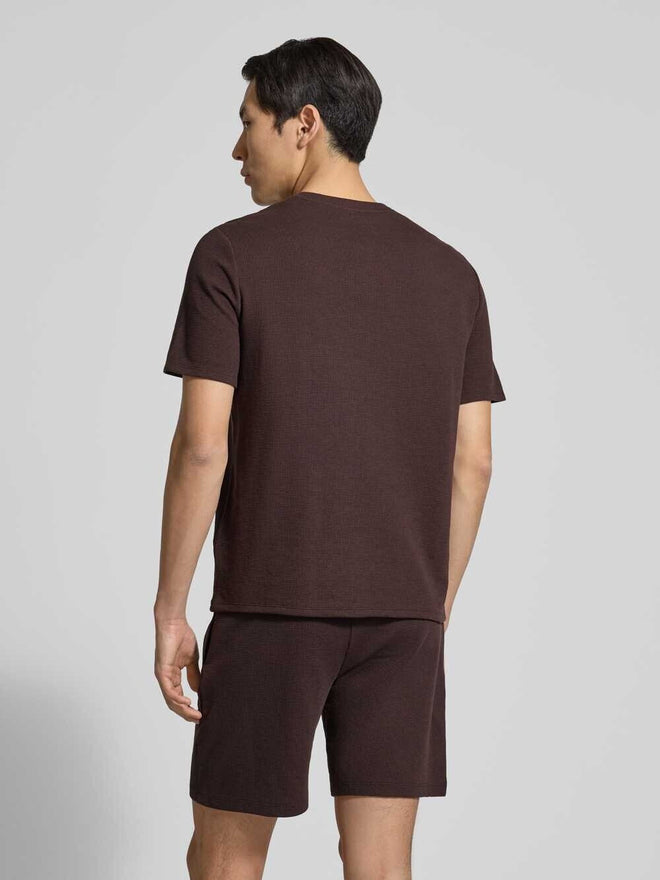 Boss Waffle-Knit Pajama Top