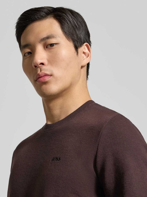 Boss Waffle-Knit Pajama Top