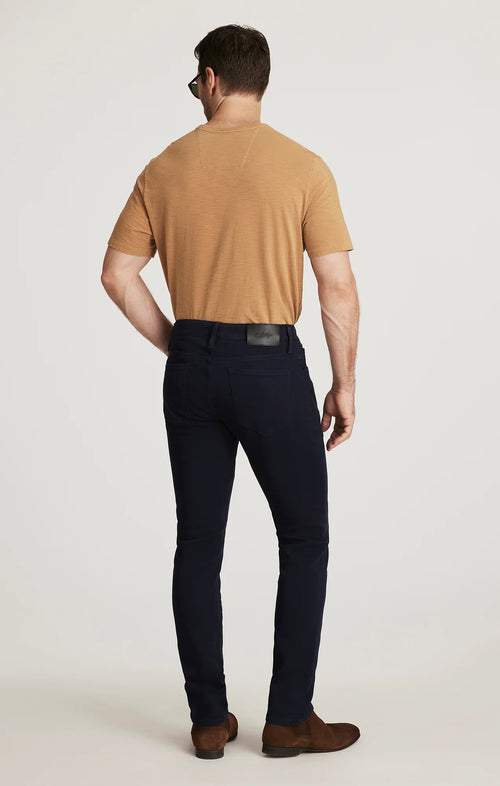 34 Heritage Cool Tapered Leg Pants In Dark Navy Cloud Luxe