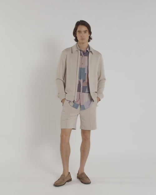 Bugatchi Soft Touch™ Blouson Knit Jacket