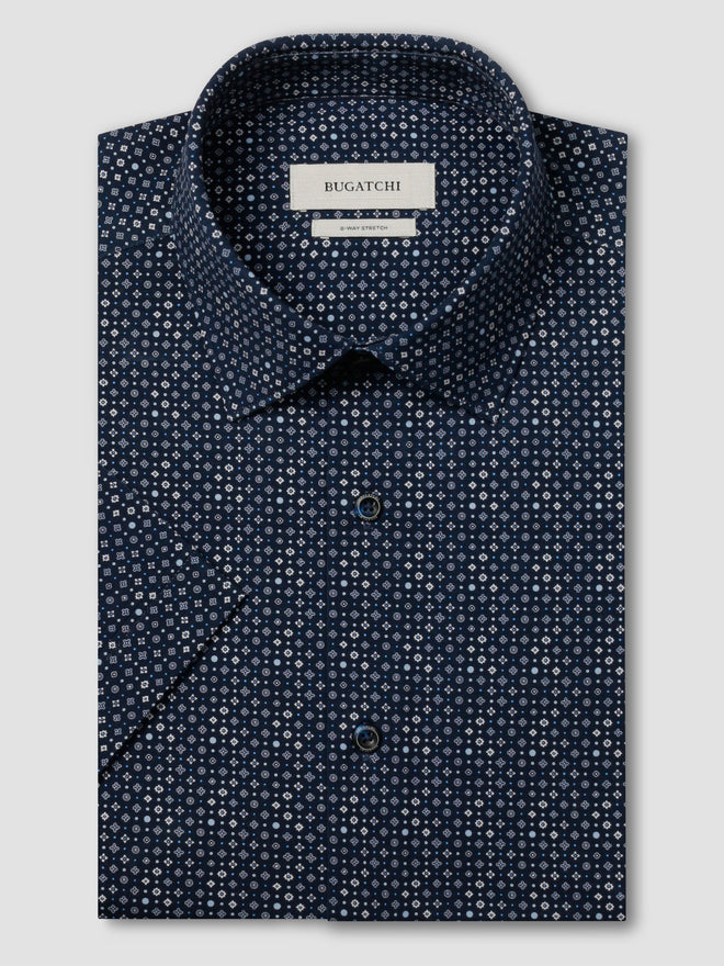 Bugatchi Ooohcotton Miles Short Sleeve Shirt