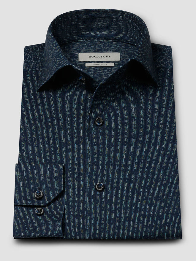 Bugatchi Long Sleeve Ooohcotton Devon Shirt