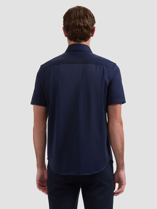 Bugatchi Ooohcotton Miles Short Sleeve Solid Shirt