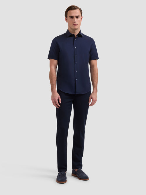 Bugatchi Ooohcotton Miles Short Sleeve Solid Shirt