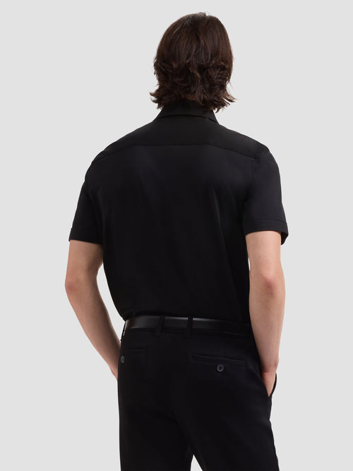 Bugatchi Ooohcotton Miles Short Sleeve Solid Shirt