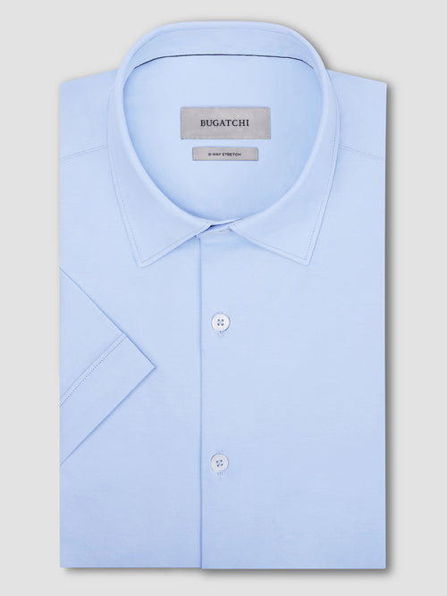 Bugatchi Ooohcotton Miles Short Sleeve Solid Shirt
