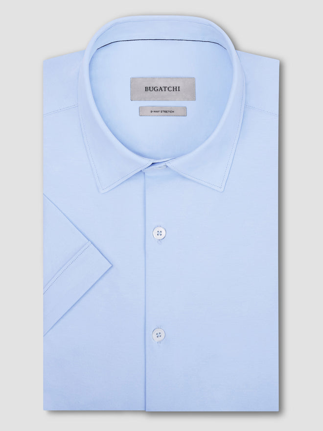 Bugatchi Ooohcotton Miles Short Sleeve Solid Shirt