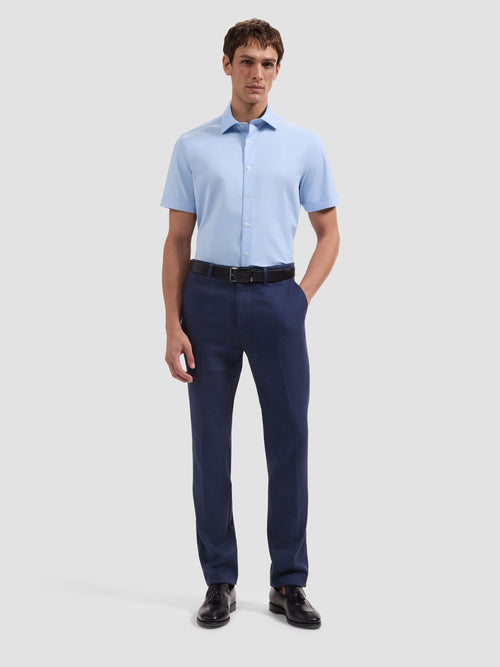 Bugatchi Ooohcotton Miles Short Sleeve Solid Shirt