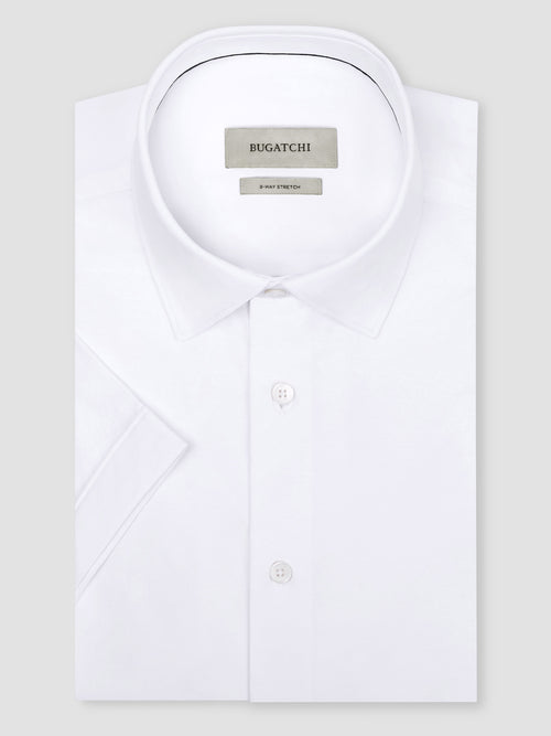 Bugatchi Ooohcotton Miles Short Sleeve Solid Shirt