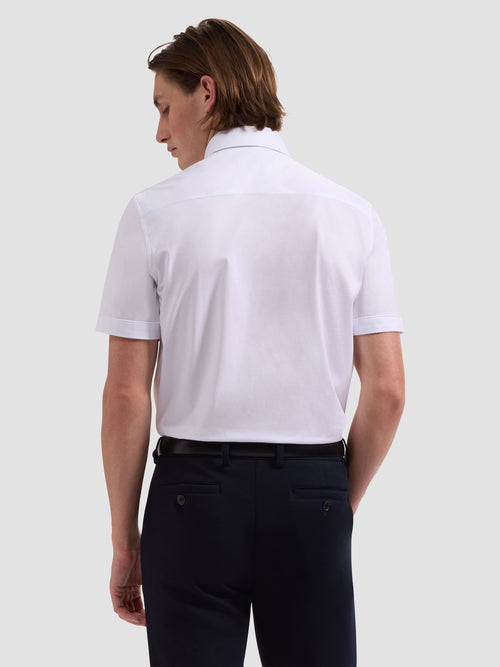 Bugatchi Ooohcotton Miles Short Sleeve Solid Shirt