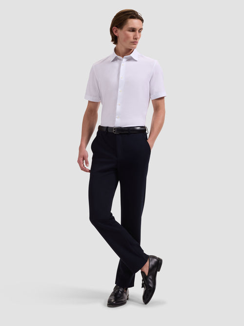 Bugatchi Ooohcotton Miles Short Sleeve Solid Shirt