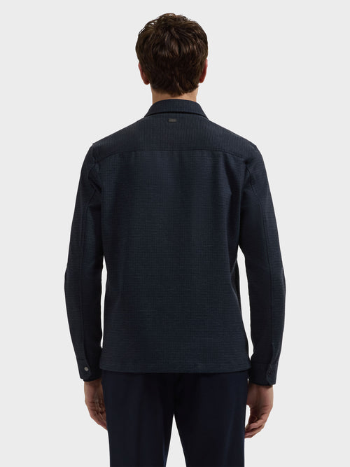 Bugatchi SS Button Down Knit Shirt