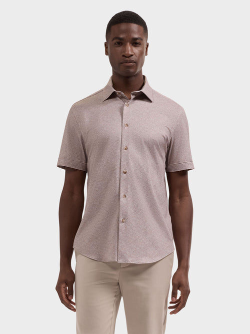 Bugatchi Short Sleeve Ooohcotton Miles Shirt