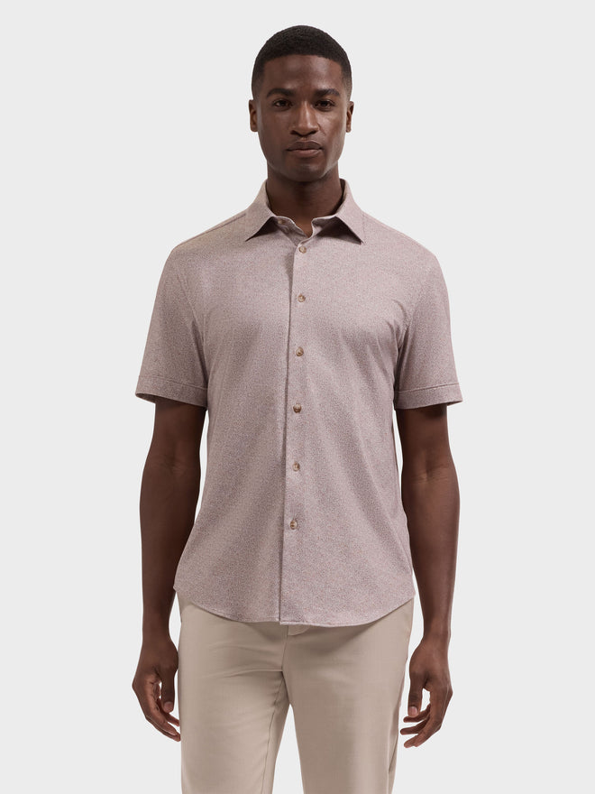 Bugatchi Short Sleeve Ooohcotton Miles Shirt