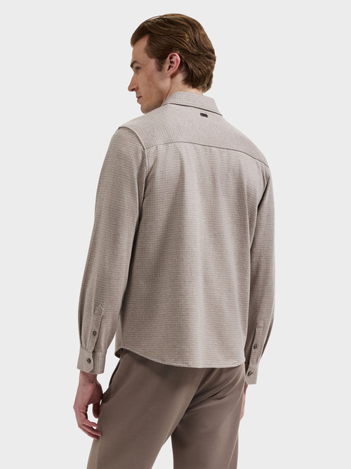 Bugatchi Button Down Knit Shirt Jacket