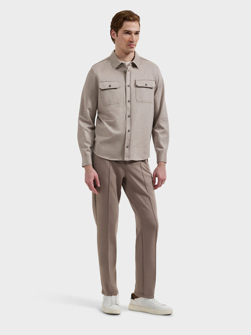 Bugatchi Button Down Knit Shirt Jacket