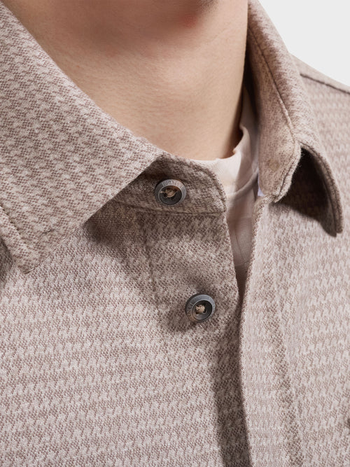 Bugatchi Button Down Knit Shirt Jacket