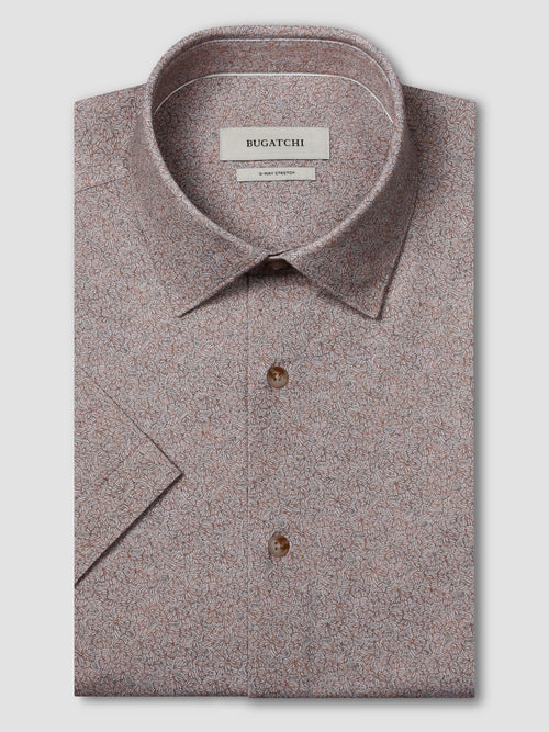 Bugatchi Short Sleeve Ooohcotton Miles Shirt
