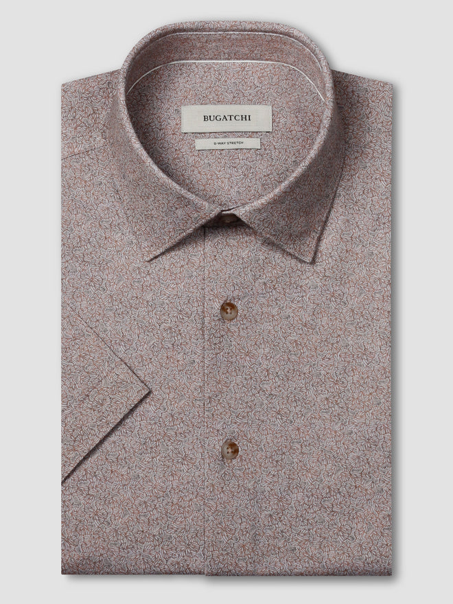 Bugatchi Short Sleeve Ooohcotton Miles Shirt