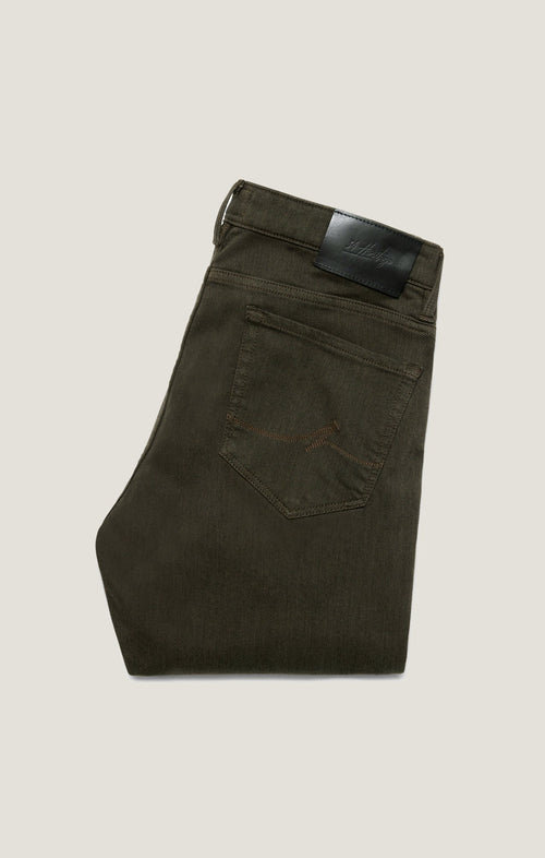 34 Heritage Cool Tapered Leg Pants In Green Diagonal